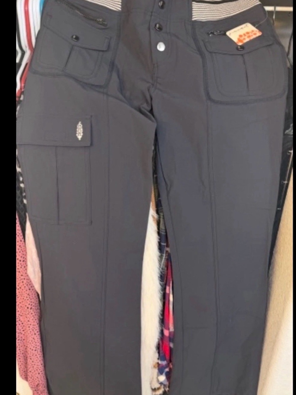 FP Movement by Free People Black Utility Track Pants/ Women’s